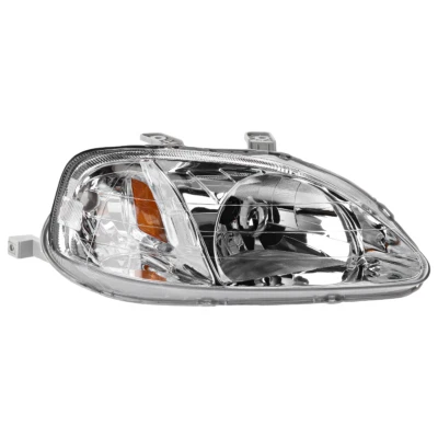 Fits 99-00 CIVIC HALOGEN COMBINATION HEADLIGHT UNIT RH - Image 1 of 4