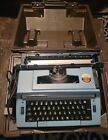 Machine à écrire vintage cartouche sterling Smith-Corona testée fonctionne bleu électrique