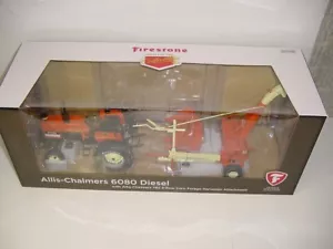 1/16 Allis Chalmers 6080 W/Forage Harvester NIB! 2024 Firestone Edition Set! NEW - Picture 1 of 7