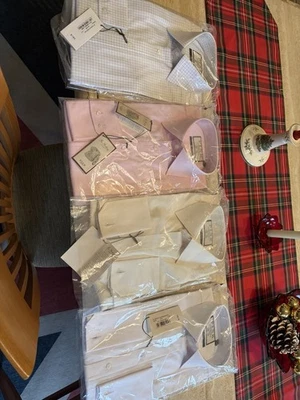 Camisas de vestir Thomas rosa esterlina ajustadas, talla 15,5-34, nuevas con etiquetas, lote de 4 camisas Foto 1 de 4