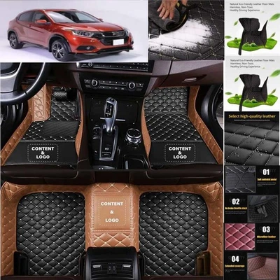 For Honda HR-V Car Floor Mats Luxury Waterproof Liners Carpets Cargo Custom - Image 1 of 4
