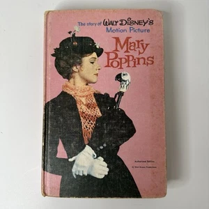 Mary Poppins The Story of Walt Disneys Motion Picture Hardcover Book Vtg 1964 - Picture 1 of 15