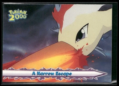 A Narrow Escape #53 - Pokemon Topps Pokemon 2000 Movie Blue Logo NM - Image 1 of 4