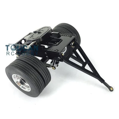 LowPrice Metal Trailer for 1/14 RC Tamiya Tractor Truck DIY Model 25.5*18.2*14CM - Image 1 of 4