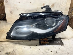 Conjunto de faros laterales del conductor izquierdo con soporte Audi A4 S4 HID xenón 2009-2012 - Imagen 1 de 11