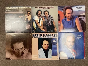 6 LP's Merle Haggard-All VG+ - Picture 1 of 13