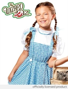 Rubie's offizielles Dorothy-Kinderkostüm Der Zauberer von Oz Pailletten Alter 8/10 Größe L - Bild 1 von 7