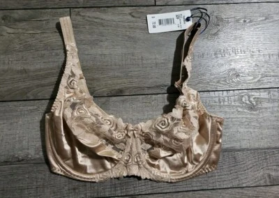 Fantasie Women's Belle Floral Lace Balcony Bra 6010 Underwire, US 32G, UK 32F - Image 1 of 4