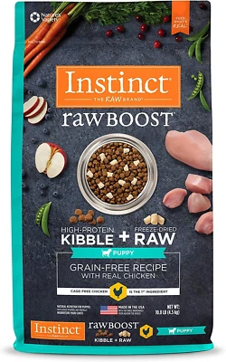 Instinct Raw Boost Puppy Grain Free Recipe with Real Chicken Natural Dry Dog...  - Image 1 of 4