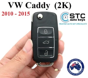 FOR VW VOLKSWAGON CADDY 2K REMOTE FLIP KEY FOB 2010 2011 2012 2013 2014 15 - Picture 1 of 11