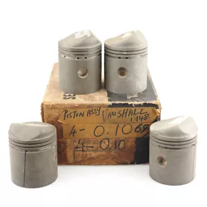 Vauxhall Bedford 1948 Piston Assy Oversize 0.10 69 1/2 NOS 4 Cylinders - Picture 1 of 6