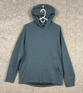 Lululemon Hoodie Men's Large Blue AT EASE Sweatshirt M3bF7S - Picture 1 of 7