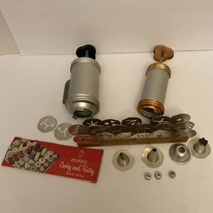 Mirro Cookie /Pastry Press Vtg. With Extras - Picture 1 of 12