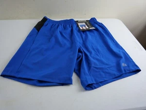 RBX Men's S Peacock Blue & Black Zip Pocket Stretch Short Pants Shorts NEW $58 - Picture 1 of 5