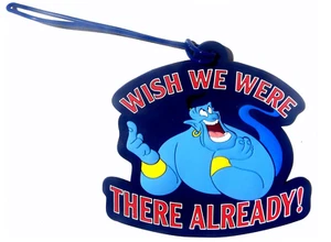 Disney Parks Aladdin Genie Luggage Tag Wish We Were There Already - Photo 1 sur 2