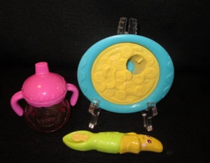Baby Alive Baby All Gone "Banana Bowl Spoon Juice Sippy Cup" Replacements 2009 - Picture 1 of 13
