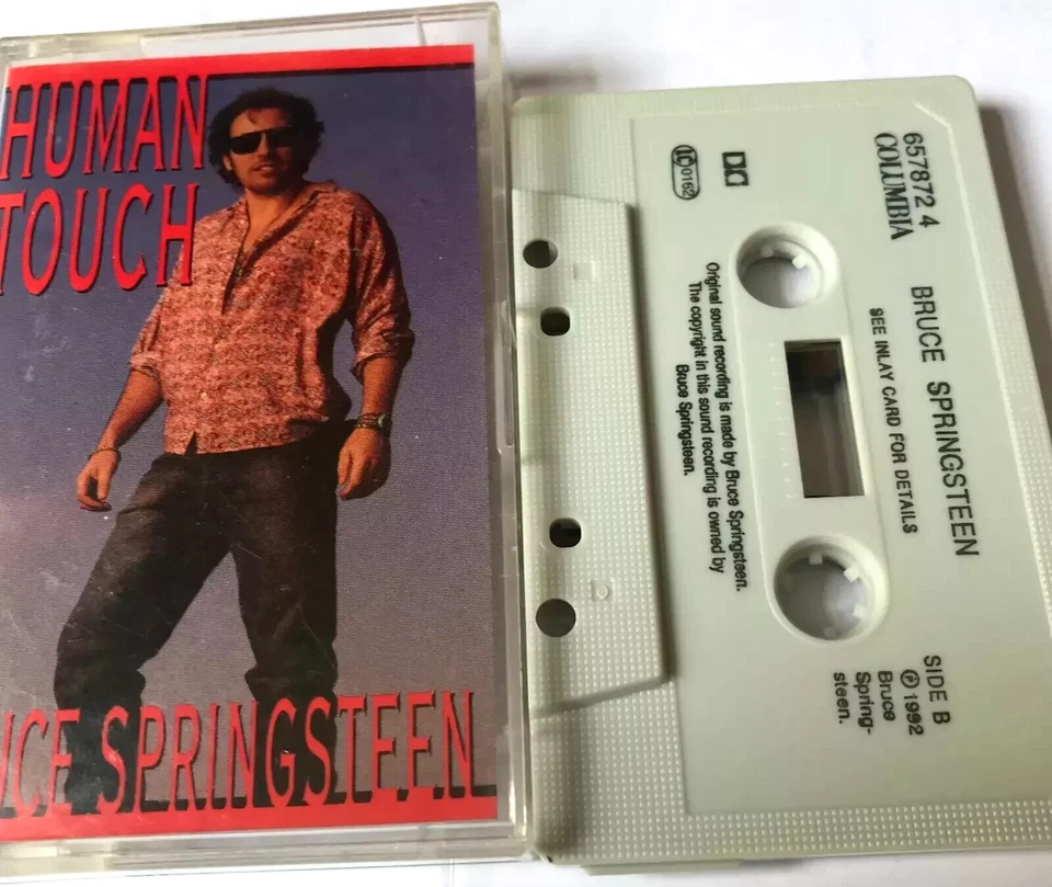 BRUCE SPRINGSTEEN - HUMAN TOUCH / SOULS OF THE DEPARTED - TAPE CASSETTE SINGLE - Image 1 of 1