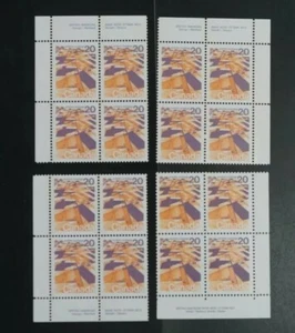 1976 CANADA 20c 4x pairs MNH - Picture 1 of 1