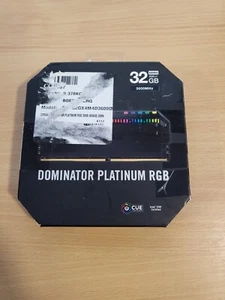 Corsair DOMINATOR PLATINUM RGB 32GB (4x8GB) DDR4 3600 Memory - Picture 1 of 1