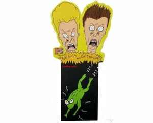 1994 Beavis And Butthead Bookmark Card Vintage Retro Collectible 90s TV Show NEW - Picture 1 of 2