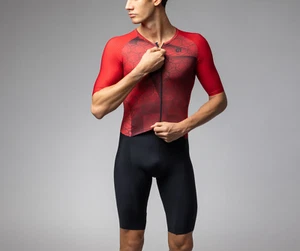 Traje de piel de triatlón Ale Beyond Front Zipper|Hombre-Rojo|BRANT NUEVO - Imagen 1 de 5