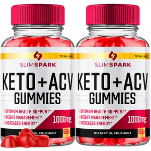 (2 Pack) Slimspark Keto, Slim Spark Keto ACV Gummies Weight Loss (120 Gummies) - Picture 1 of 9