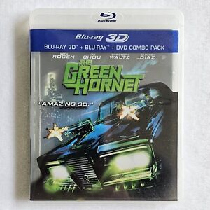 The Green Hornet 3D Blu-ray DVD Blu-ray Combo Pack 2011 Seth Rogen Cameron Diaz
