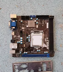 Placa madre de escritorio MSI H81I LGA1150 Placa madre de sistema Intel H81 Mini-ITX - Imagen 1 de 2