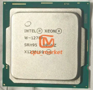 Intel Xeon W-1270P SRH95 3.8GHz 8 Cores 16 Threads 16MB LGA1200 CPU Processor - Picture 1 of 2