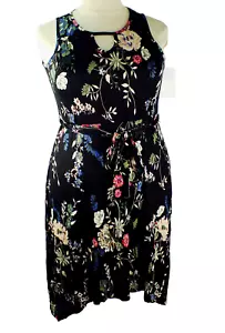 NUEVO Cinturón de Vestido Chelsea Studio Multicolor Talla Mediana Dobladillo Mordedura de Tiburón Cuello Cerradura - Imagen 1 de 4