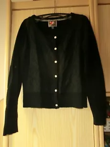 Damenstrickjacke Gr. 40 schwarz, Acryl - Bild 1 von 2