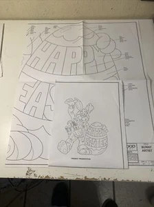 Bunny Artist Yard Art Woodworking Plans By Sherwood Creations  - Picture 1 of 4