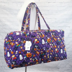 NUEVO 🎃 Vera Bradley Halloween Cacahuetes Índigo Bolsa Grande Snoopy Púrpura - Imagen 1 de 6