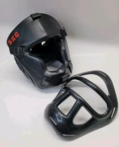 Tetsu Tae Kwon Do Martial Arts Padded Helmet Head Gear w/ Face Shield Child M - Picture 1 of 10