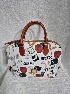 Dooney & Bourke MLB ~Chicago White Sox~ Zip Zip Satchel Bag NWT - Изображение 1 из 3
