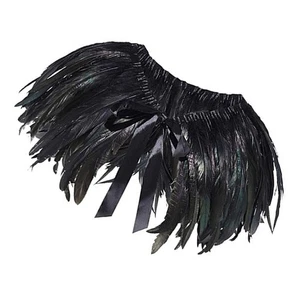 Gothic Shawl Black Costume Cape Halloween Shrug Wrap Cosplay - Picture 1 of 12