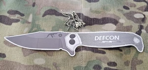 Defcon Group x Half Face Blades - Goat/Face Lapel Pin and Slaps - NOT FOG SupDef - Picture 1 of 2
