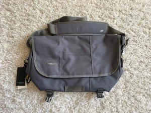 Timbuk2 Gunmetal Medium Classic Messenger Bag Cordura NWT Embroidery Removed - Afbeelding 1 van 7