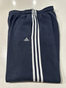 Navy Blue Vintage Adidas Men’s Sweat Pants Size M. - Picture 1 of 4