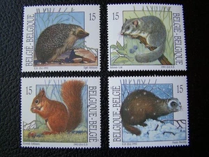 BELGIUM ANIMALS STAMPS 1992 YEAR COMPLETE SET, SCOTT # 1462-1465. MNH, OG. - Picture 1 of 1
