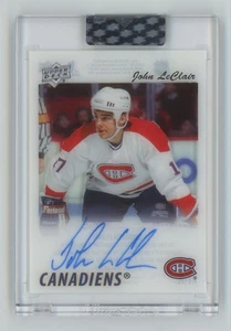 John LeClair 2021-22 cubierta superior corte transparente automático #RT-JL - Imagen 1 de 2