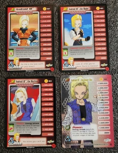 Limited Android 18 Cell Saga Starter Set Personality Lv1-3 HT DBZ CCG Score Card - Picture 1 of 5