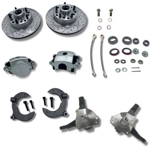 Mustang 2 II Front Disc Brake Conversion Kit With Stock Spindles - Picture 1 of 7