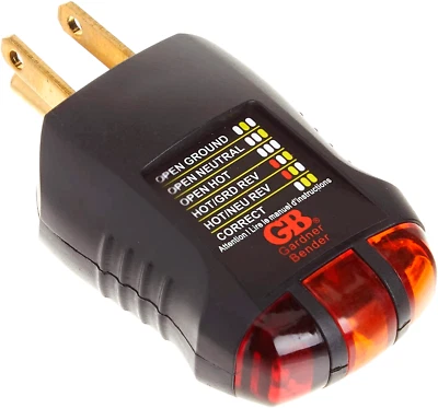 Probador analizador de circuito de 3 cables GARDNER BENDER - GRT-3500 Foto 1 de 4