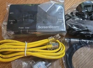 Actiontec ECB6200 Adattatore di rete coassiale Ethernet MoCA incollato nero di alta qualità - Foto 1 di 5