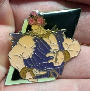 Akuma Gouki Street Fighter Metal Pin Badge Capcom Vintage Pin - Picture 1 of 1