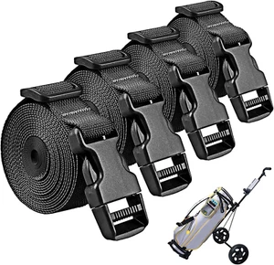 Golf Trolley Cart Bag Straps Webbing Fastener Belt Repalcement & Quick Release B - Picture 1 of 12