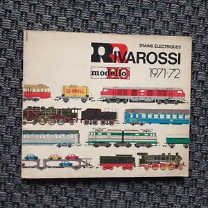 CATALOGUE RIVAROSSI TRAINS LOCOS WAGONS VOITURES ACCESSOIRES ANNEE 1971-1972
