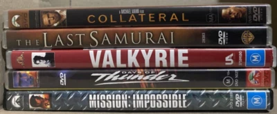 Valkyrie, Last Samurai, Collateral, Mission Impossible, Days of Thunder Bundle - image 1 of 2