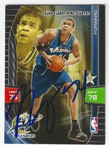 JaVALE McGEE WASHINGTON WIZARDS SIGNED CARD KINGS WARRIORS LAKERS CAVALIERS SUN - Picture 1 of 1